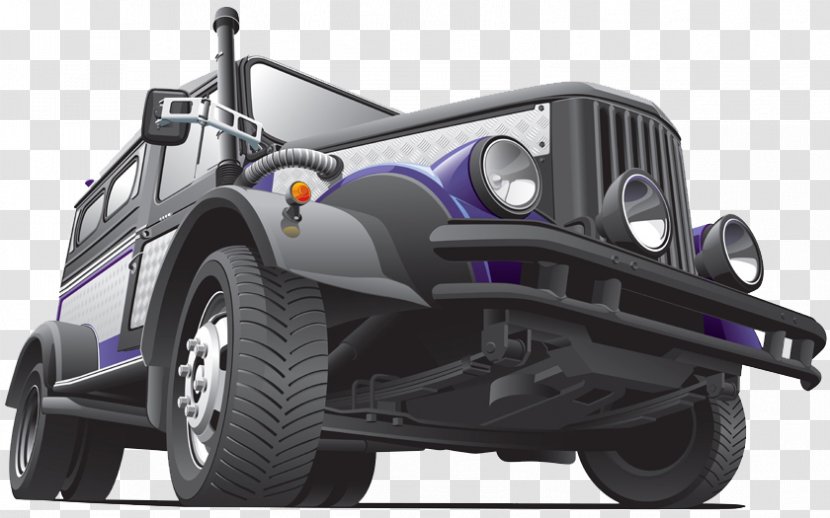 Jeep Car Illustration - Mode Of Transport - Cartoon Painted Chaiyou Peng G Transparent PNG