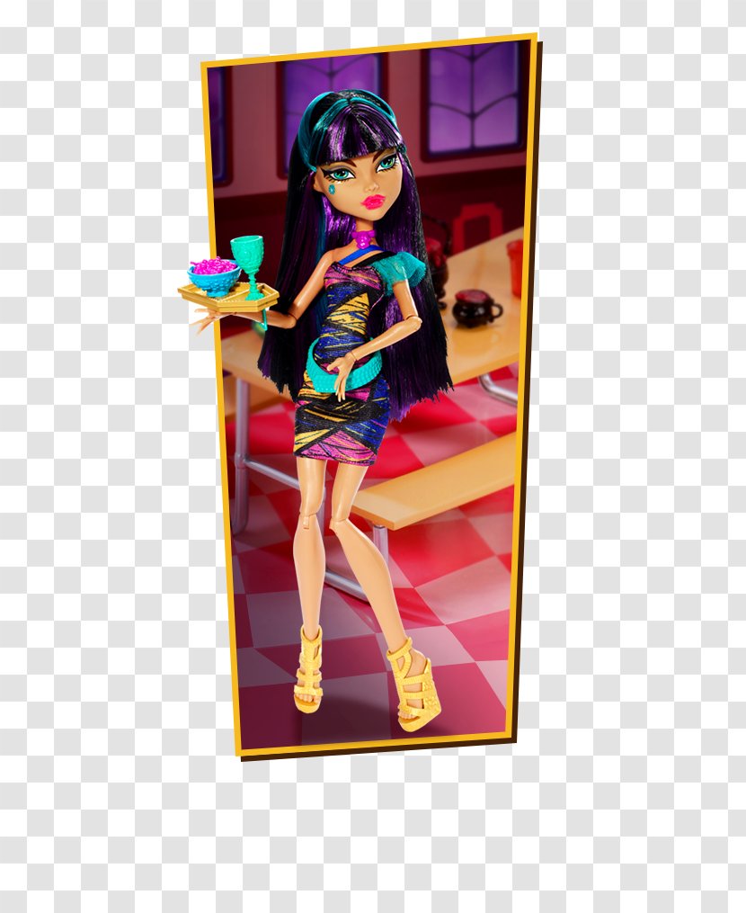 Cleo DeNile Barbie Monster High Ever After Enchantimals - Doll - Skull Transparent PNG