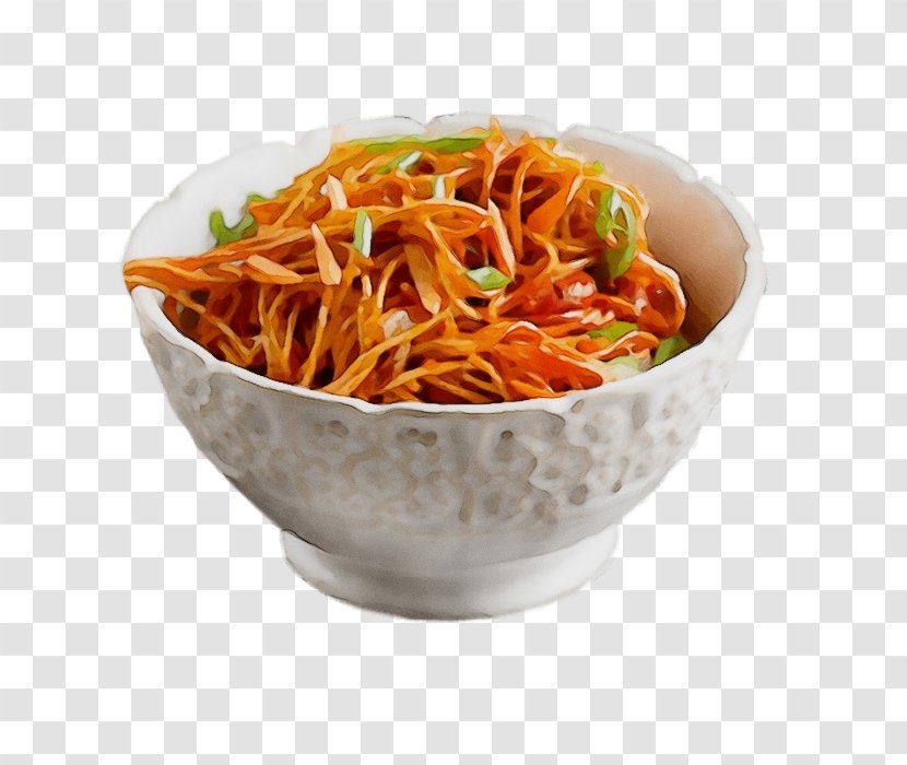 Chinese Food - Hot Dry Noodles - Lo Mein Transparent PNG