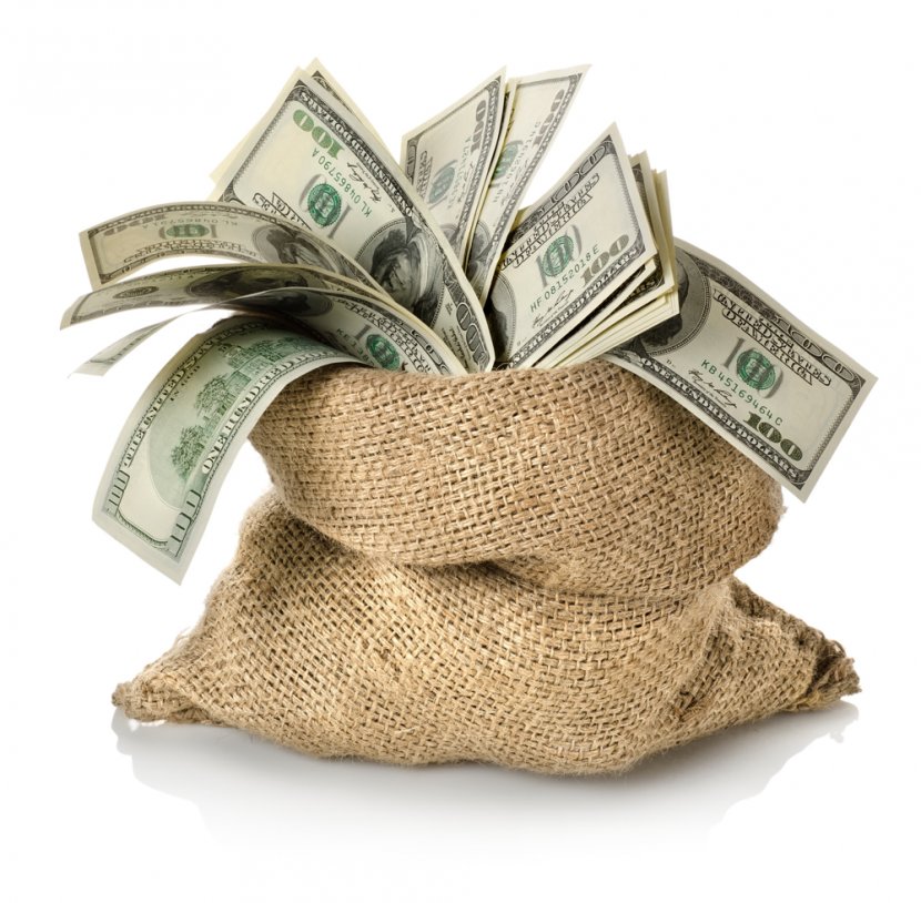 Money Bag Banknote Stock Photography Transparent PNG