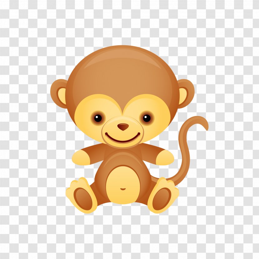 Wedding Invitation Baby Shower Monkey Party Infant - Flower - Animal Transparent PNG