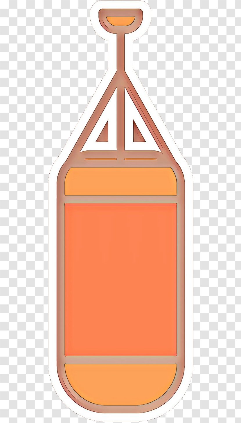 Angle Product Design Line Font - Orange - Peach Transparent PNG