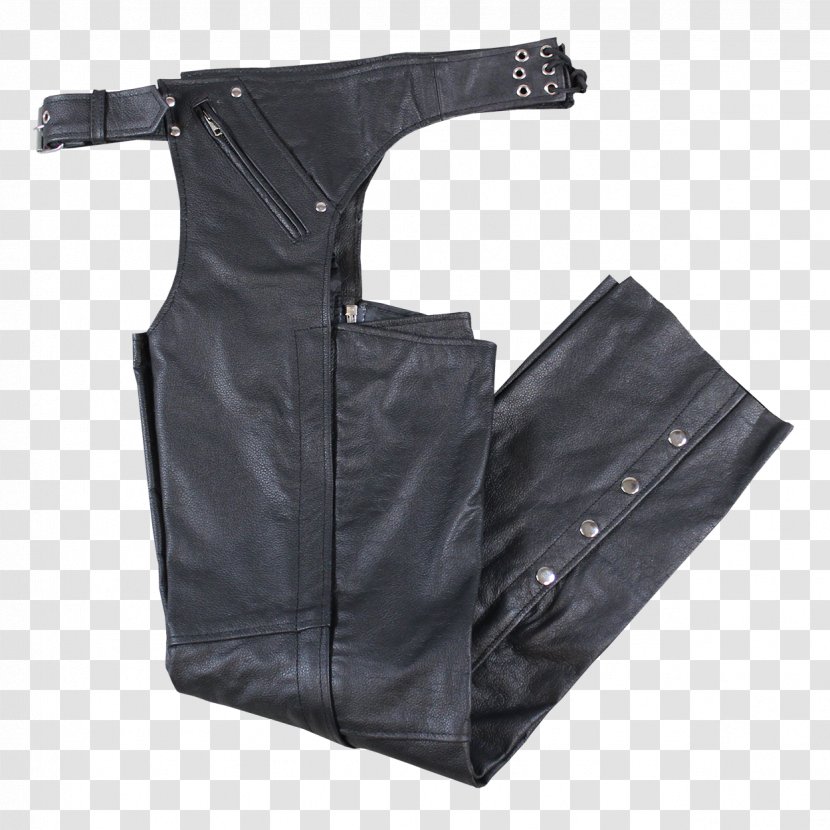 Boutique Of Leathers Chaps Fringe - Black - Leather Lace Bullock Transparent PNG