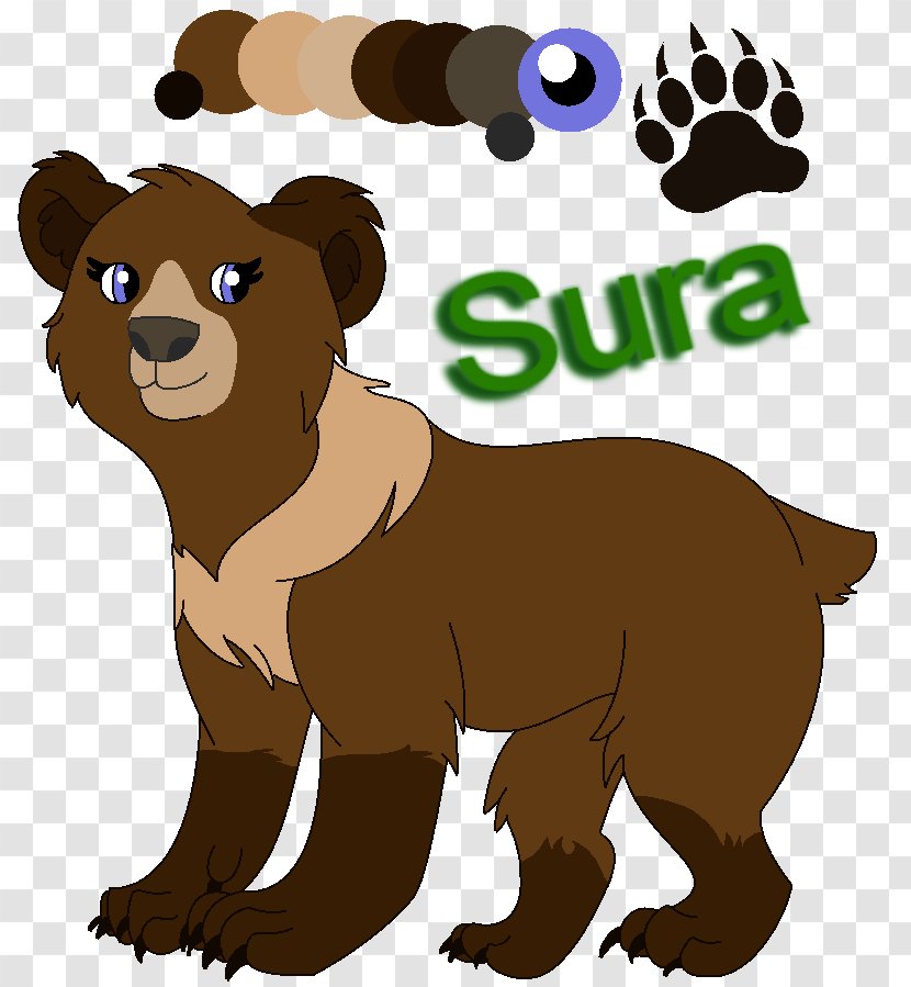 Lion Brown Bear Clip Art Koda - Brother Transparent PNG