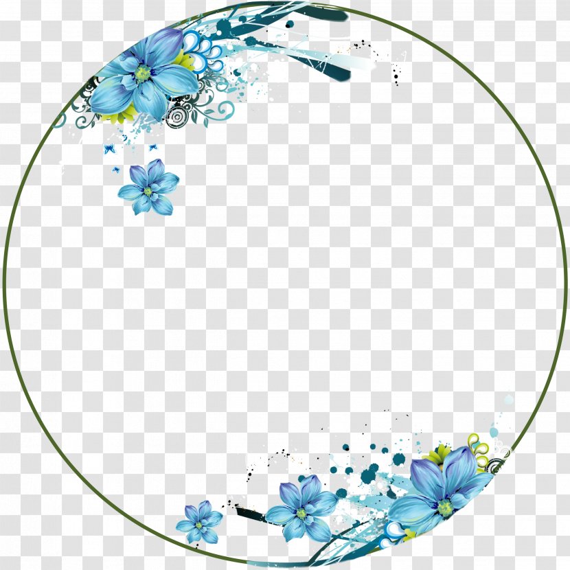 Picture Frames Circle Clip Art - Flower Transparent PNG