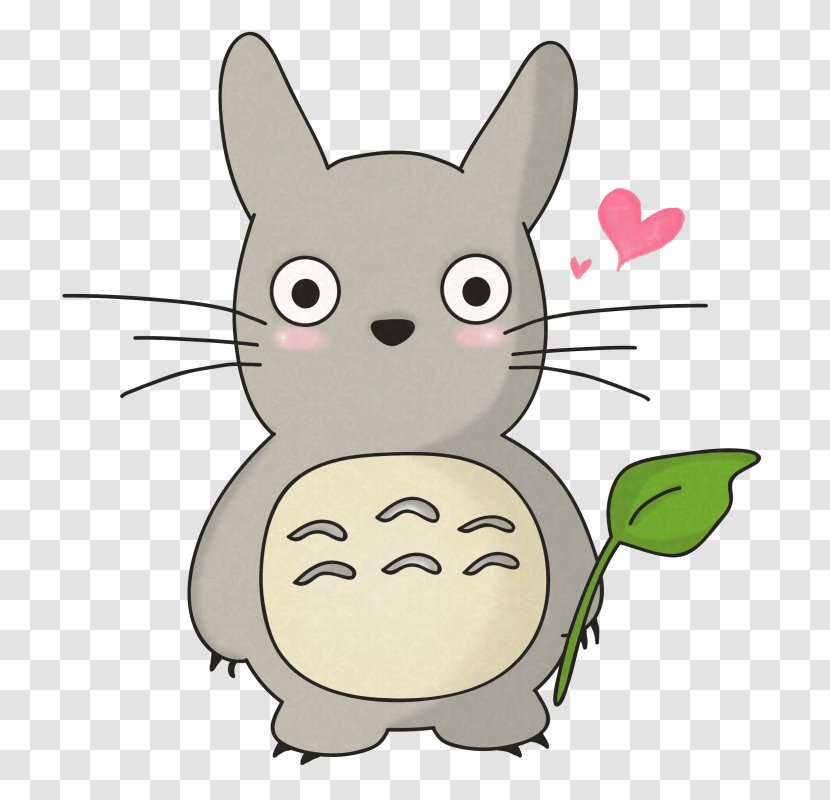 Cat DeviantArt Whiskers - Cartoon - Totoro Transparent PNG