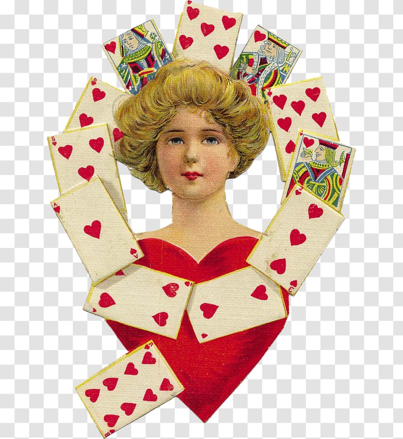 Queen Of Hearts King Playing Card Transparent PNG