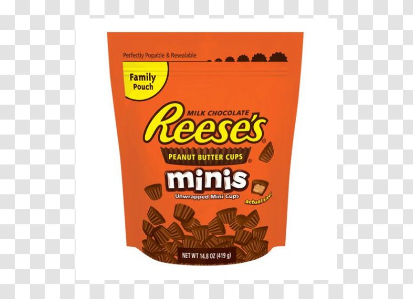 Reese's Peanut Butter Cups Pieces Chocolate Bar Candy - Snack Transparent PNG