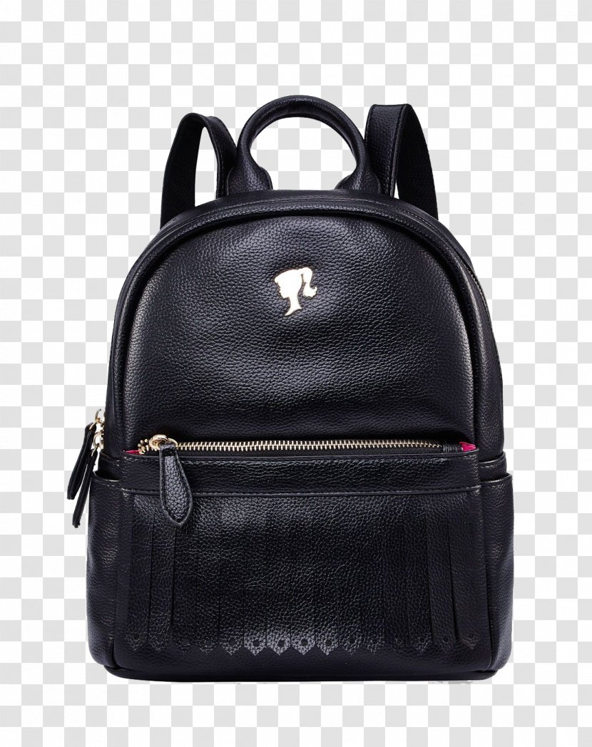 Backpack Handbag Amazon.com Pocket - Amazoncom - Barbie Black Tassel Zipper Bag Transparent PNG