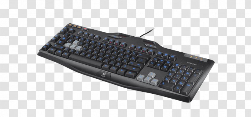 Computer Keyboard Mouse Logitech G105 Gaming Keypad - Wireless Transparent PNG