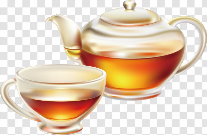 Teapot Teacup Clip Art - Da Hong Pao - Tea Transparent PNG