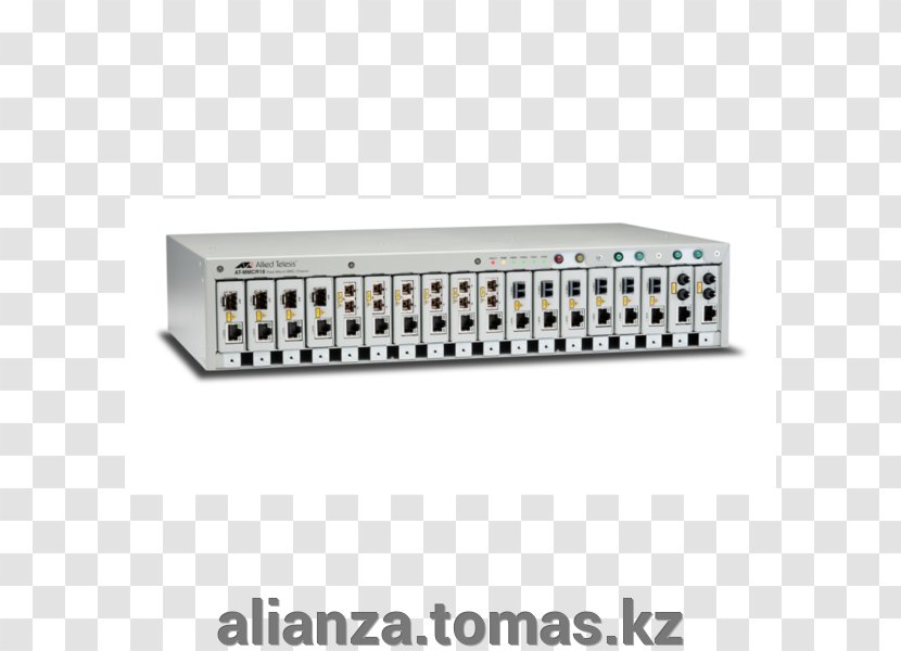 Fiber Media Converter Multi-mode Optical Computer Network Allied Telesis - Power Converters Transparent PNG