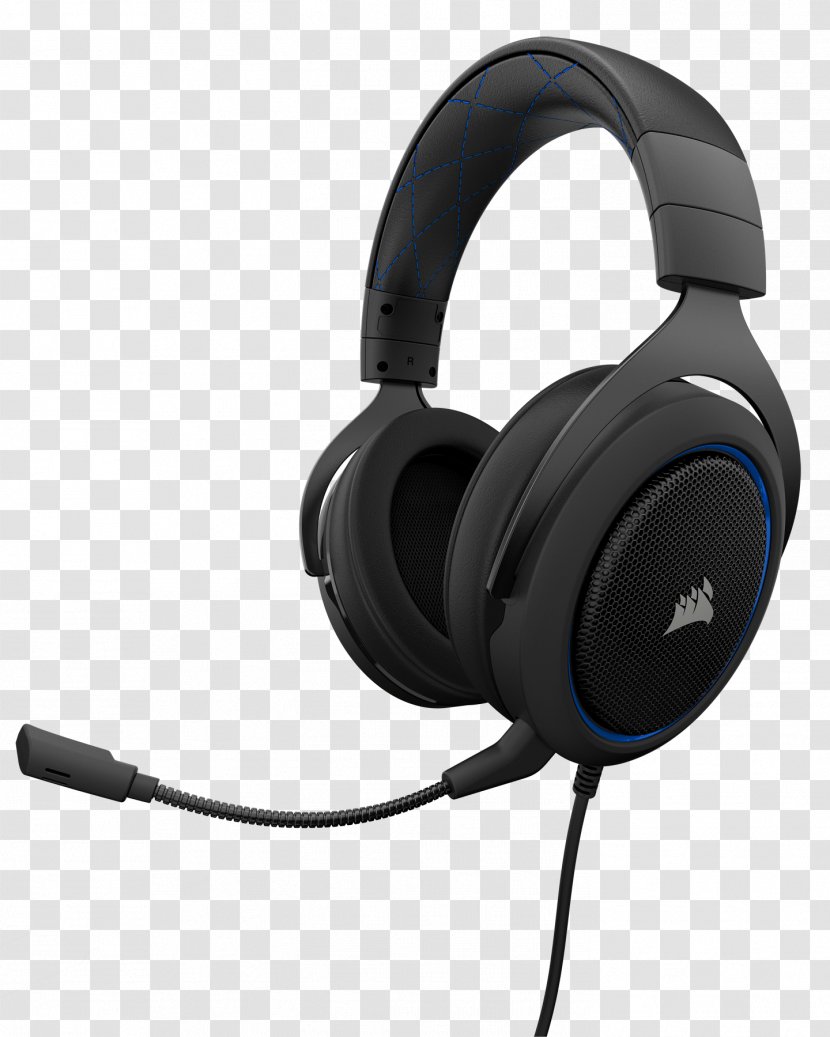 CORSAIR HS60 SURROUND Gaming Headset Microphone Headphones Transparent PNG