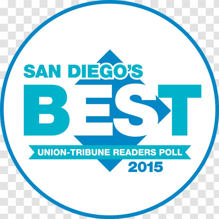 San Diego's Best The Diego Union-Tribune Business Voting County Credit Union - Signage Transparent PNG