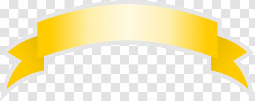 Banner Flag Clip Art - Fahne - Gold Ribbon Transparent PNG