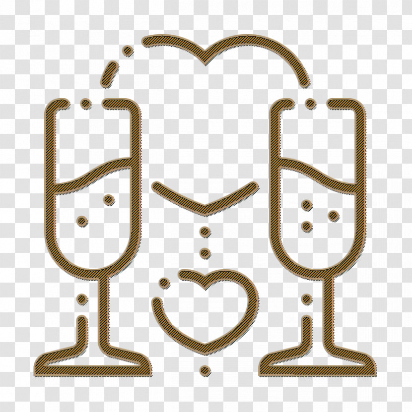 Romantic Icon Wine Icon Romantic Love Icon Transparent PNG