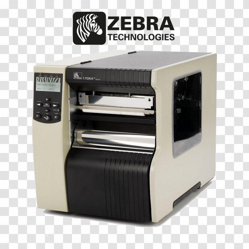 Zebra Technologies Barcode Printer Label - Inkjet Printing Transparent PNG