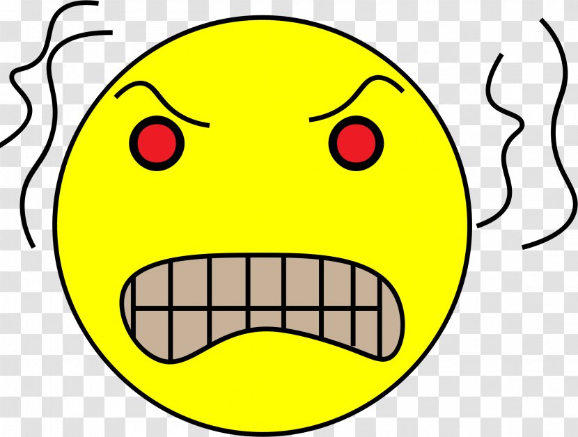 Smiley Emoticon Drawing Clip Art - Angry Transparent PNG