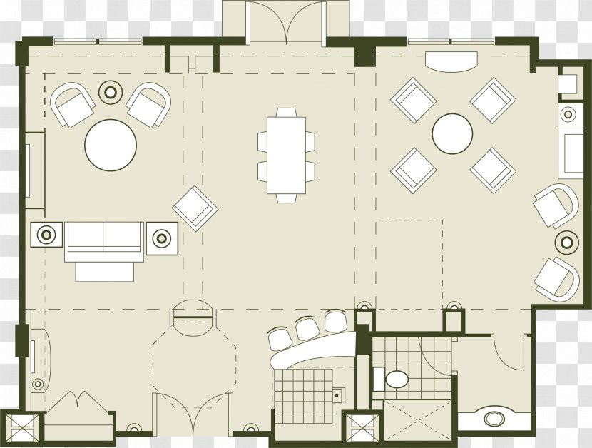 Floor Plan Suite Hospitality Industry Hotel - Schematic Transparent PNG