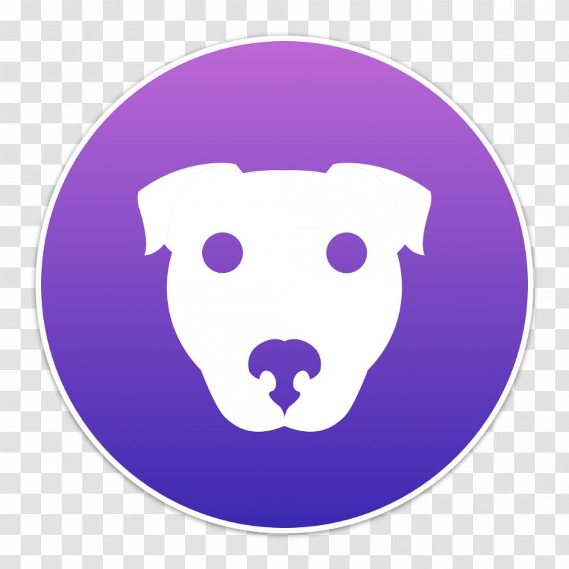 Blog Computer Software Dog - Purple - Watchdog Transparent PNG