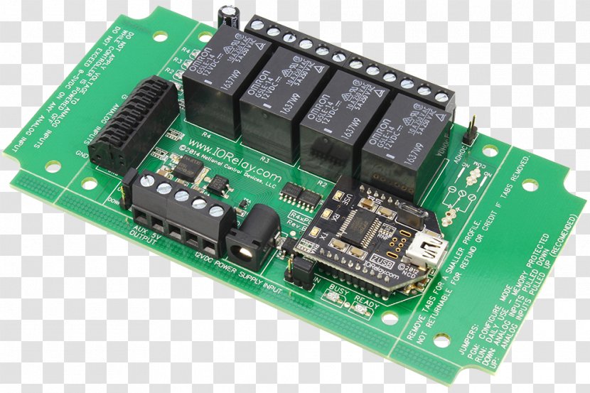 Microcontroller Relay Electronics Computer Transistor Transparent PNG