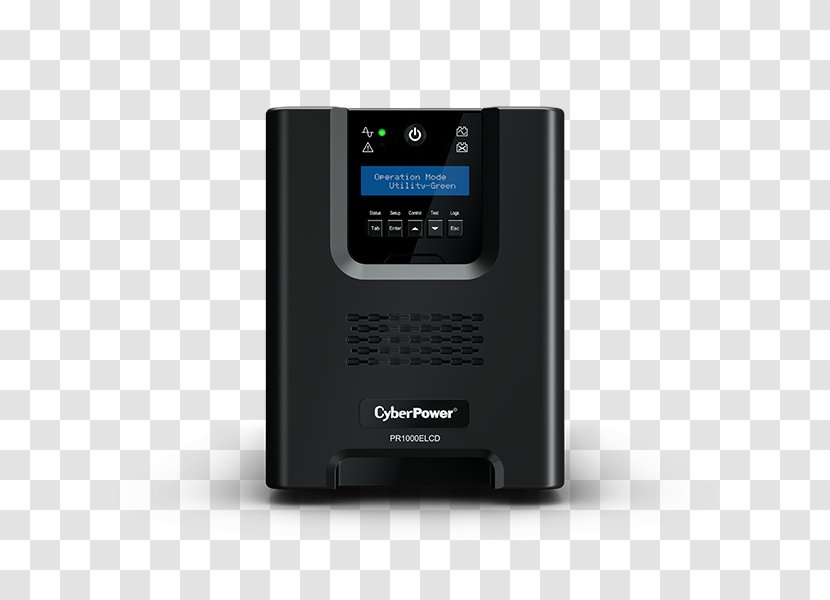 CyberPower Professional Series PR1000ELCD UPS - Technology - 900 Watt- 12 Ah Online Rack/Tower Tower PR3000ELCDSL Line-interactive PRO 1000VA With LCD PR1000ELCDCyberpower Systems Transparent PNG