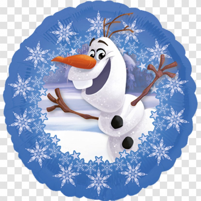 Olaf Elsa Anna Balloon Party - Favor Transparent PNG