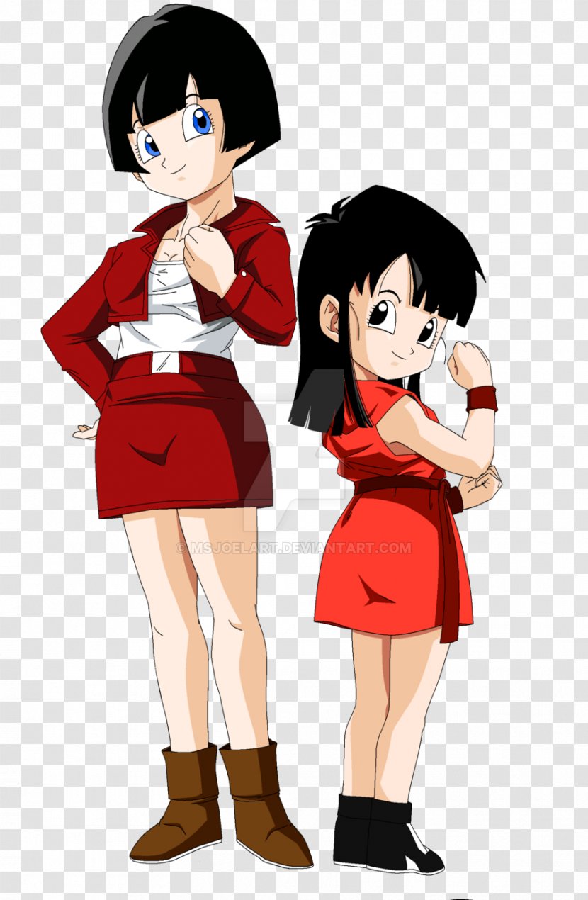 Videl Pan Trunks Goku Dragon Ball Heroes - Frame Transparent PNG