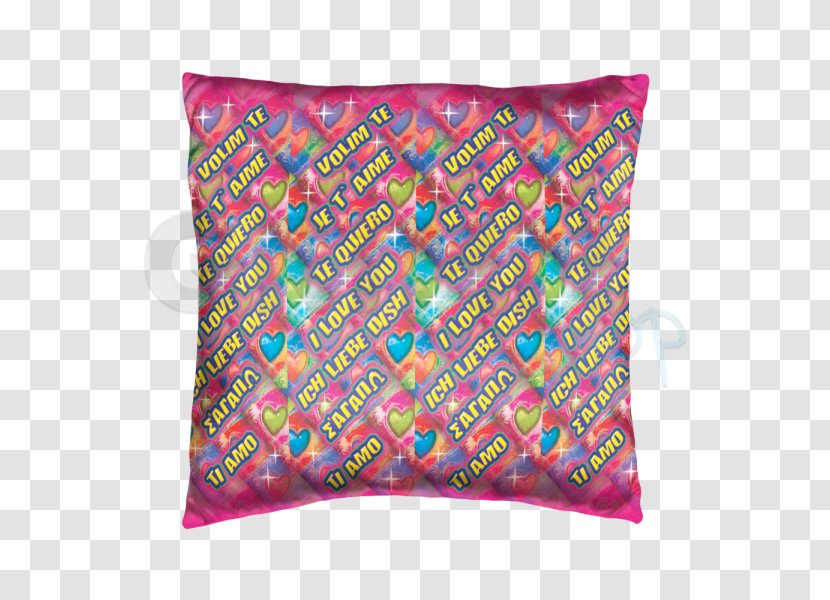 Throw Pillows Cushion Pink M Dye - Pillow Transparent PNG
