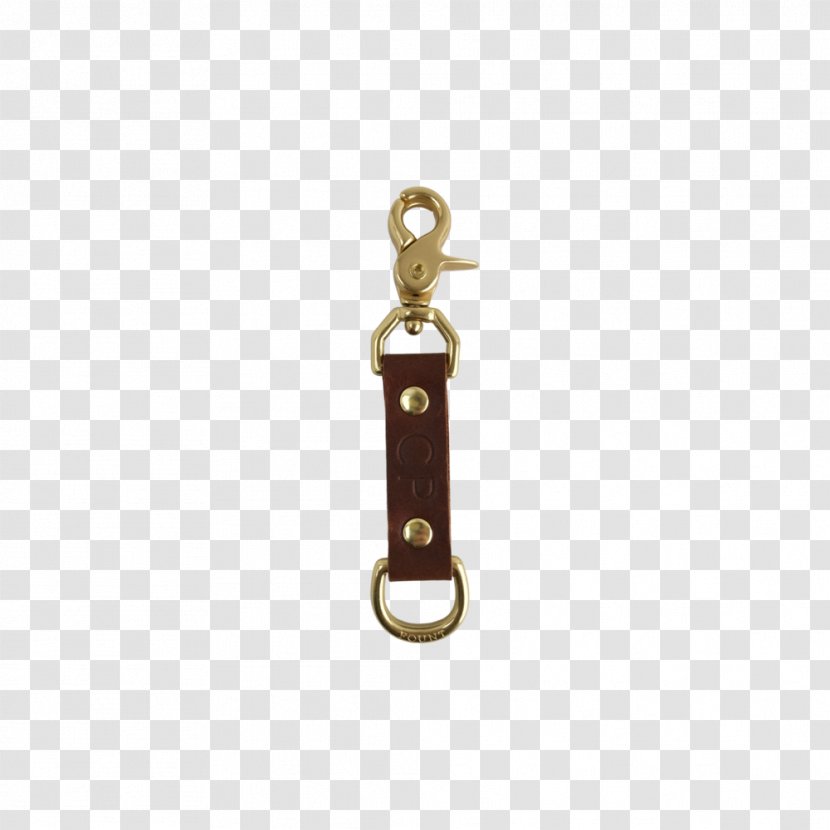 01504 - Brass - Stethoscope Monogram Keychain Transparent PNG