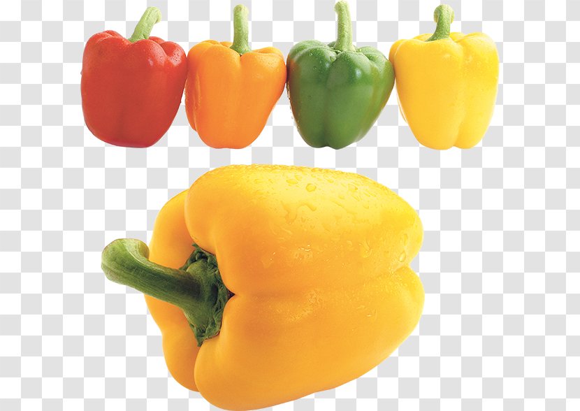 Bell Pepper Steak Food Vegetable Paprika - Yellow Transparent PNG