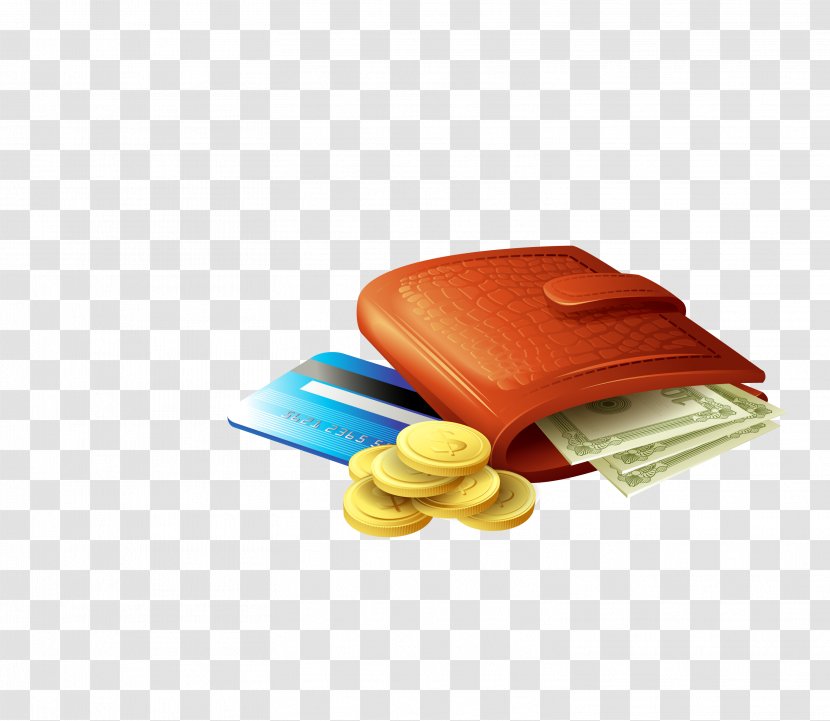 Wallet Money Coin - Bag - Vector Color Transparent PNG