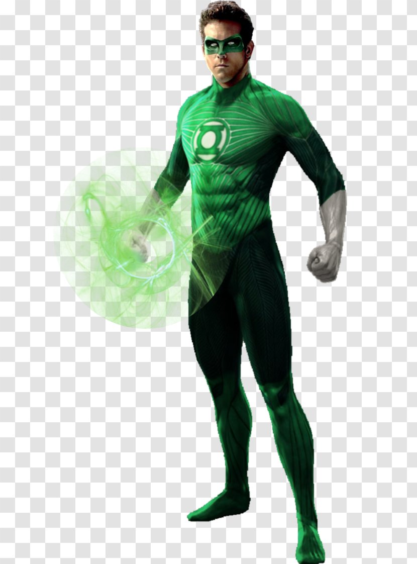 Ryan Reynolds Green Lantern Corps Hal Jordan Superhero - Wetsuit Transparent PNG