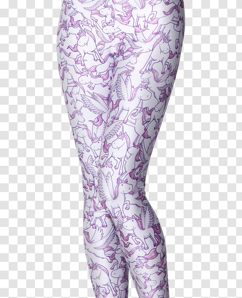 Leggings Clothing Pants Tights Unicorn - Horn Transparent PNG