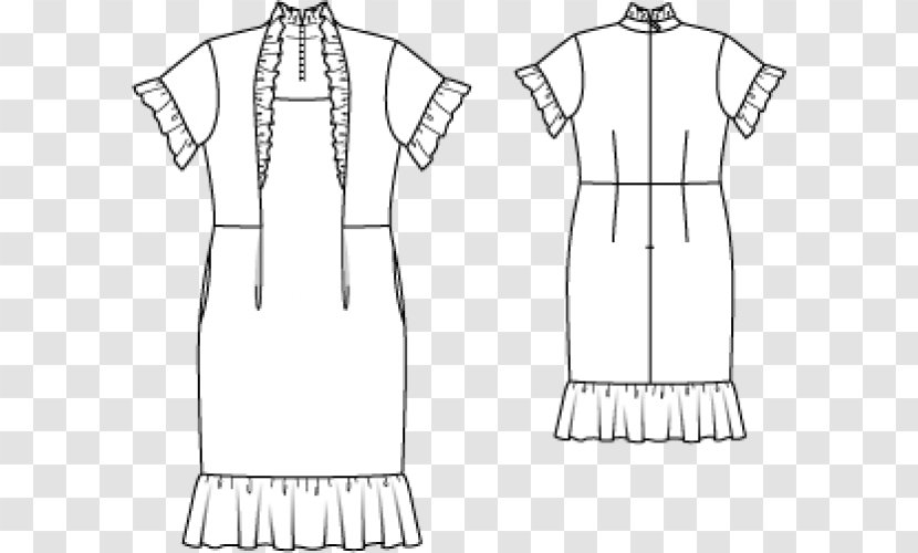 Pattern Burda Style Dress /m/02csf Woven Fabric - Sportswear Transparent PNG
