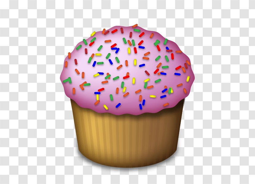 Ice Cream Cupcake Muffin Frosting & Icing Emoji Transparent PNG