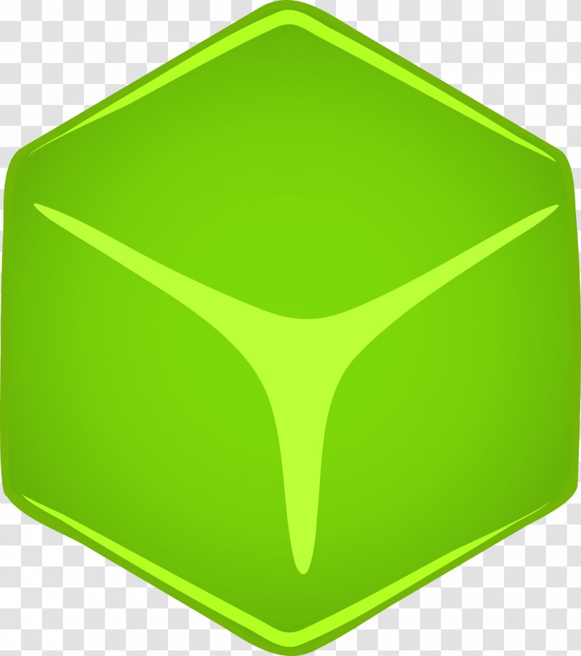 Cube Green Clip Art - Shape - 3d Transparent PNG