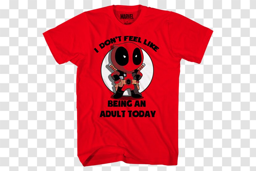 T-shirt Deadpool Hoodie Marvel Comics Transparent PNG