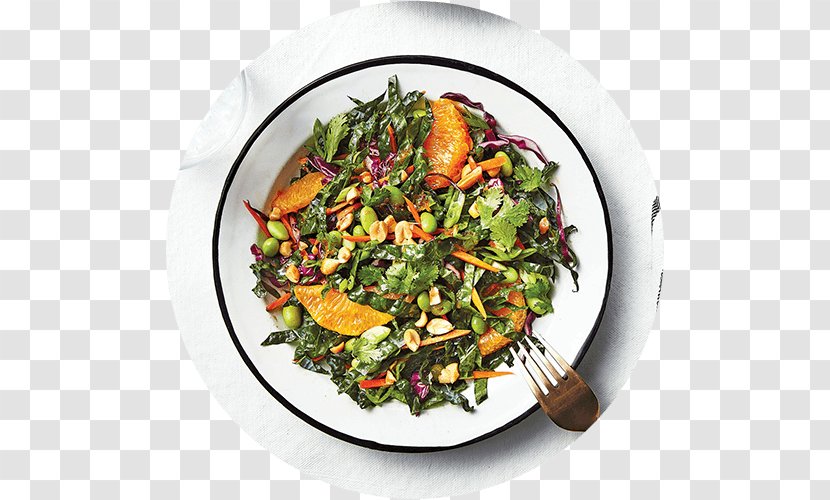 Spinach Salad Fattoush Vegetarian Cuisine Leaf Vegetable Asian - Salmon Transparent PNG