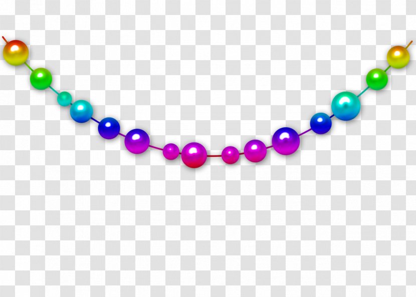 Pearl Necklace - Busy Vector Transparent PNG