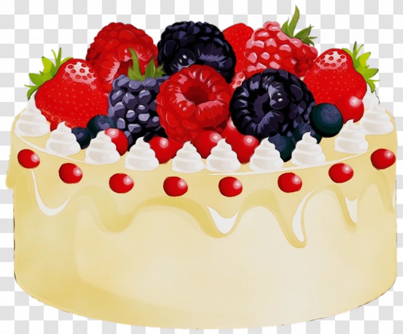 Food Cake Dessert Fruit Icing - Decorating Transparent PNG