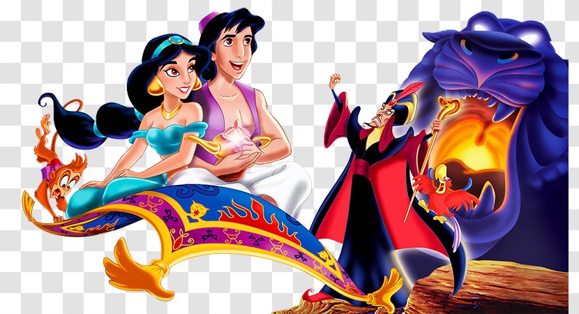 Princess Jasmine The Magic Carpets Of Aladdin Genie - Art - Cartoon Thousand And A Night Transparent PNG