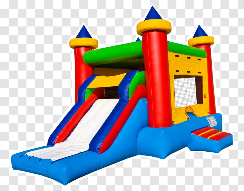 Inflatable Bouncers Castle Party Playground Slide - Playhouse - Family Transparent PNG