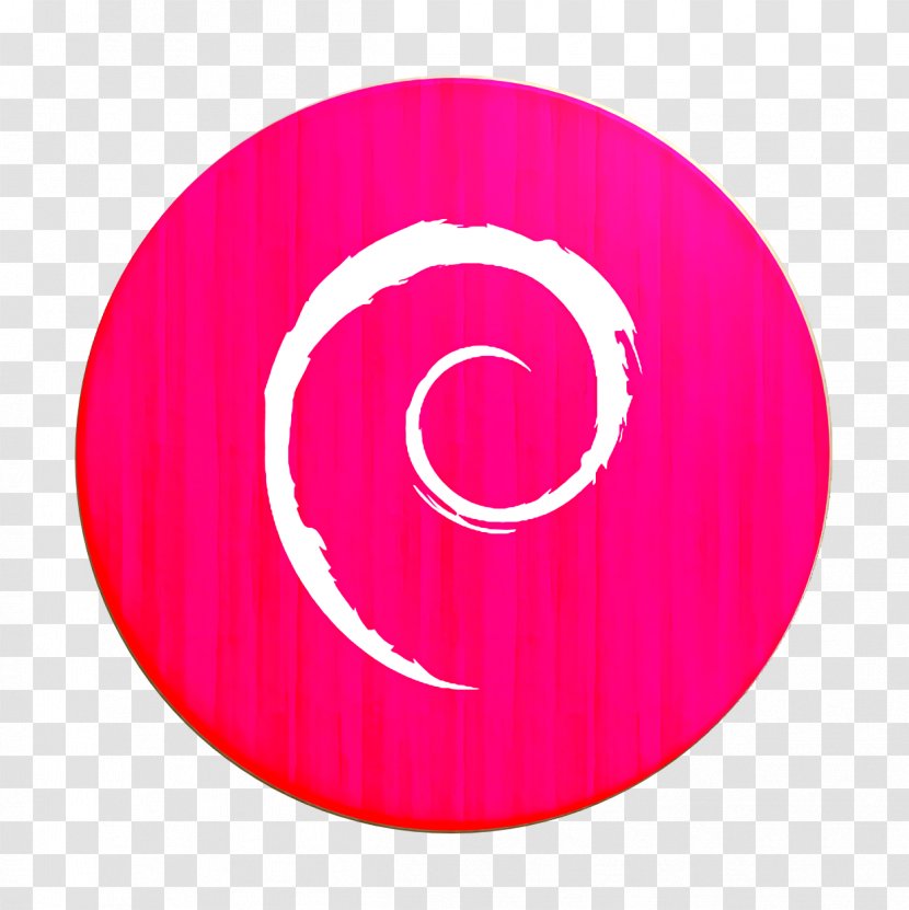 Debian Icon - Material Property - Spiral Symbol Transparent PNG