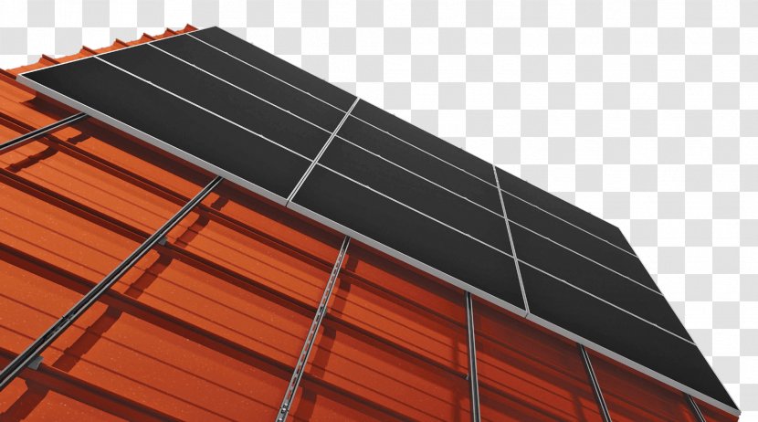 Solar Panels Energy Photovoltaic Mounting System Rooftop Power Station - Top Transparent PNG