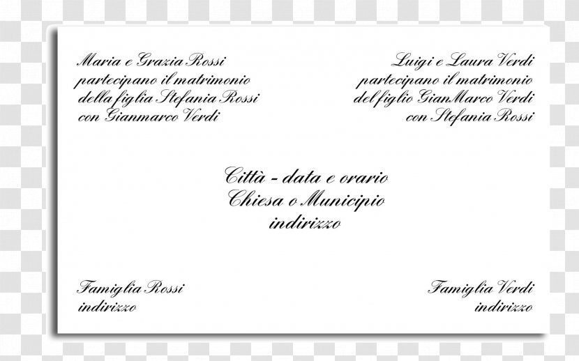 Wedding Invitation Marriage Etiquette Convite - Paper Transparent PNG