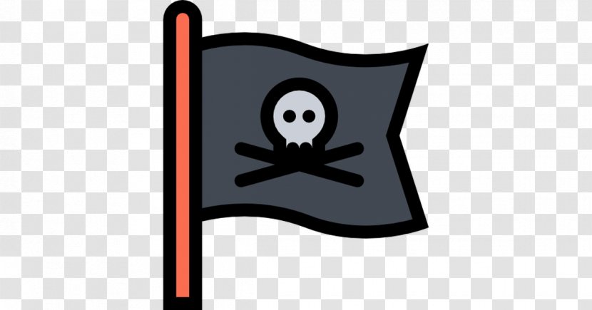 Jolly Roger White Line - Symbol - Logo Transparent PNG