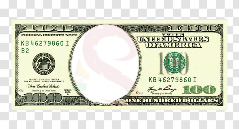 United States One Hundred-dollar Bill One-dollar Template Hundred-Dollar Bills Banknote - Money Transparent PNG