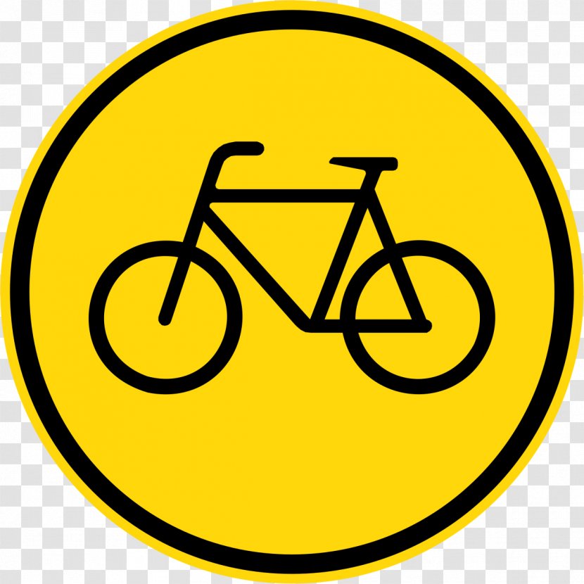 Cycling Road Bicycle Segregated Cycle Facilities Traffic Sign - Stock Photography Transparent PNG