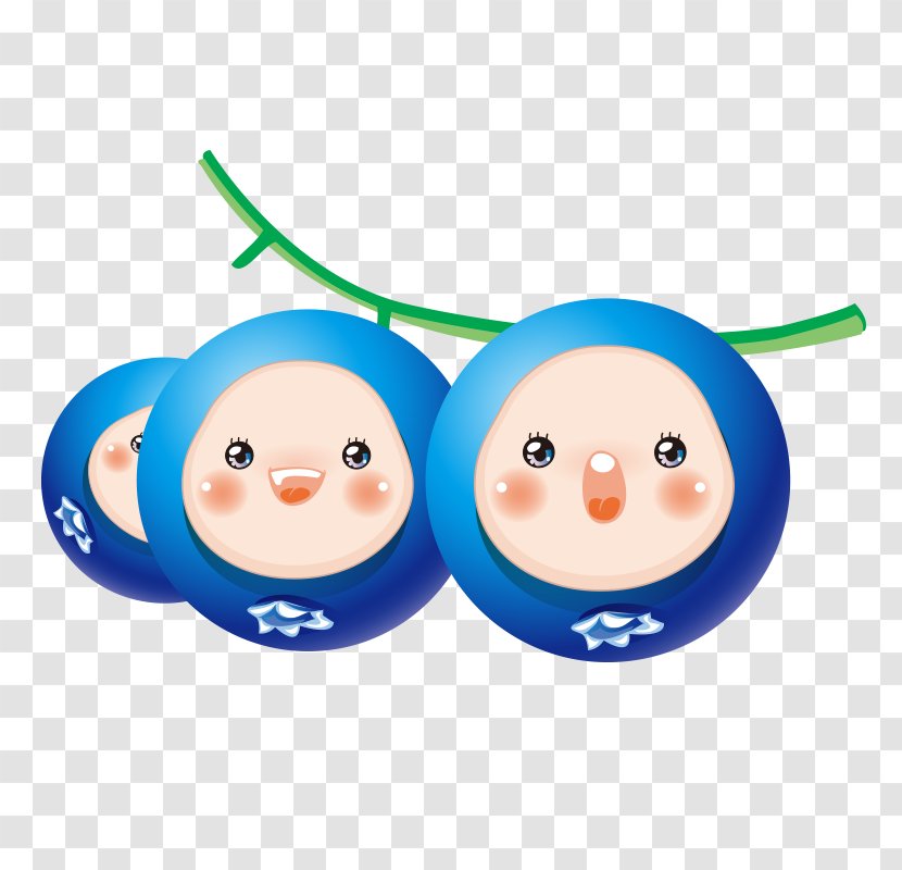 Image Fruit Blueberry Vector Graphics - Baby Toys - To Color Transparent PNG